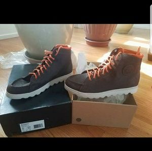 Pf flyers leather hi tops